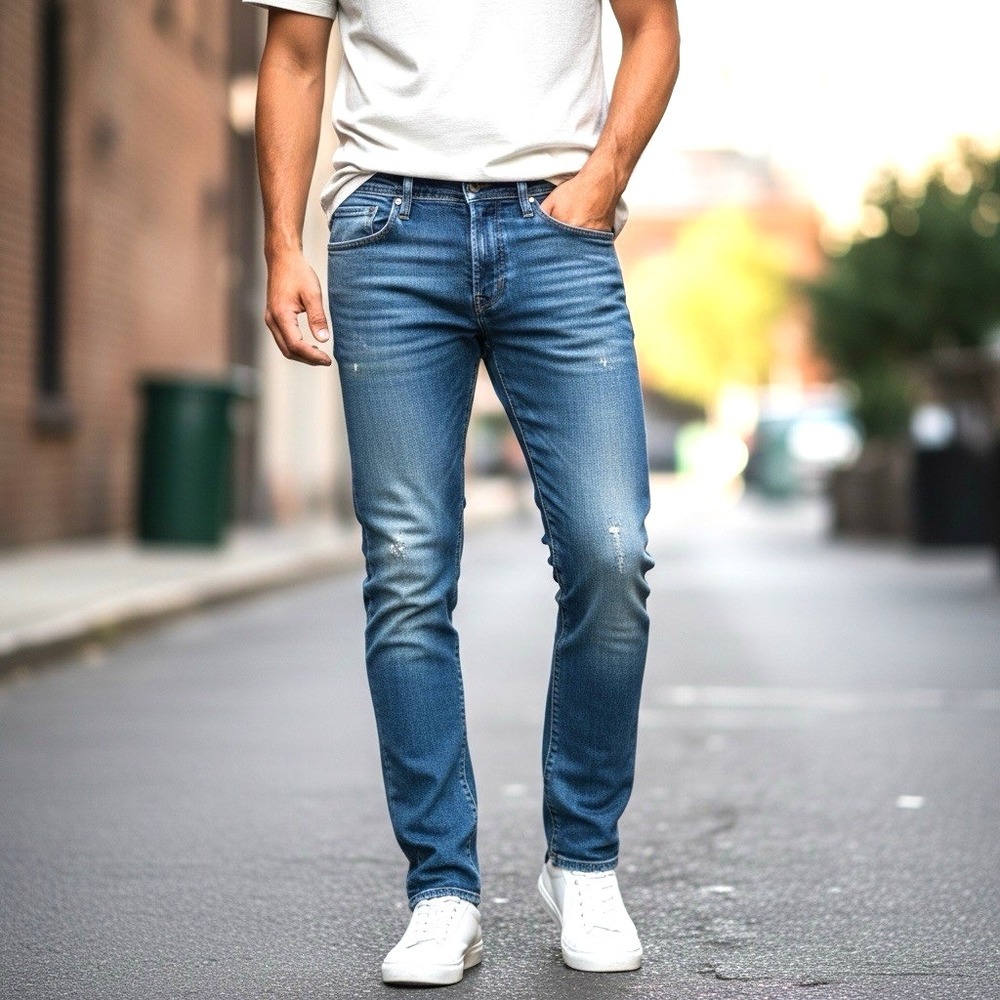 AG Adriano Goldschmied The Tellis Jean Men 36 x 34 Blue Denim Modern Slim Tag 34